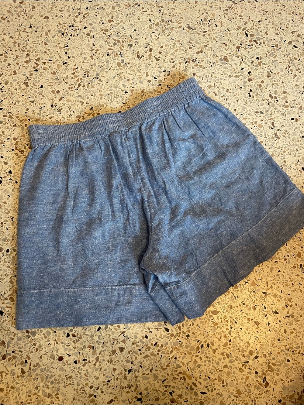 Banana Republic Chambray High Waisted Shorts - Picture 2 of 3